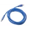Predlžovací kábel USB 3.0 AM-AF modrý 3M