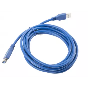 Predlžovací kábel USB 3.0 AM-AF modrý 3M