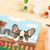 Maliarska sada Ravensburger CreArt – psy a mačky (sada maľovania podľa čísel)
