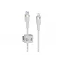 Belkin BOOST CHARGE - Lightning kábel - 24 pin USB-C samec na Lightning samec - 2 m - biely - pre Apple iPad/iPhone/iPod (Lightning)