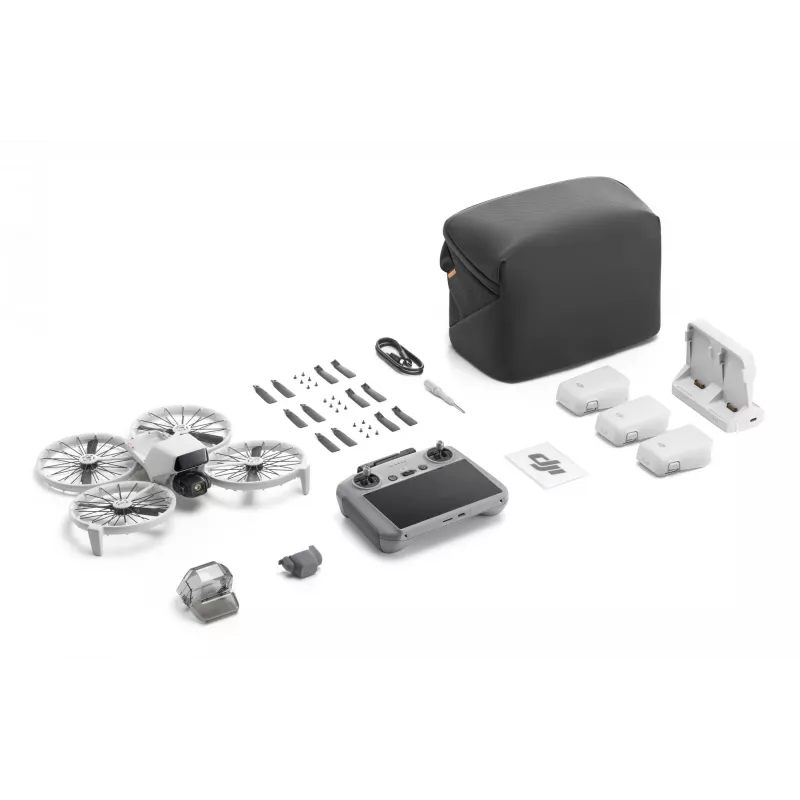 DJI Flip Fly More Combo (DJI RC 2) dron s kamerou, 4K/60fps HDR, 48 MP, 1/1,3″ CMOS, 3 batérie