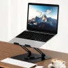 Stojan na notebook MEDIA-TECH MT2662 – výškovo nastaviteľný, skladací z hliníka pre 10–17