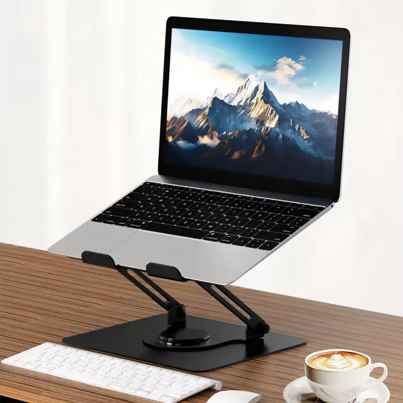 Stojan na notebook MEDIA-TECH MT2662 – výškovo nastaviteľný, skladací z hliníka pre 10–17