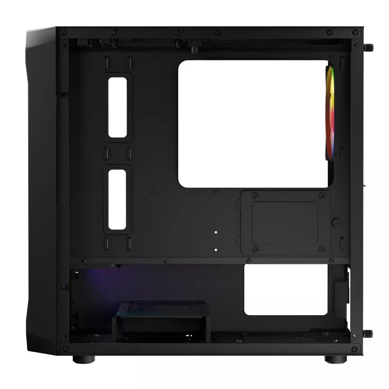 Počítačová skriňa Logic Concept Portos Mini ARGB Micro ATX čierna