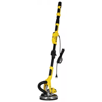 Kotúčový brúsny stroj STANLEY SFMEE500S 750 W, nastaviteľná rýchlosť, teleskopická rukoväť, soft rukoväť, čierna/žltá