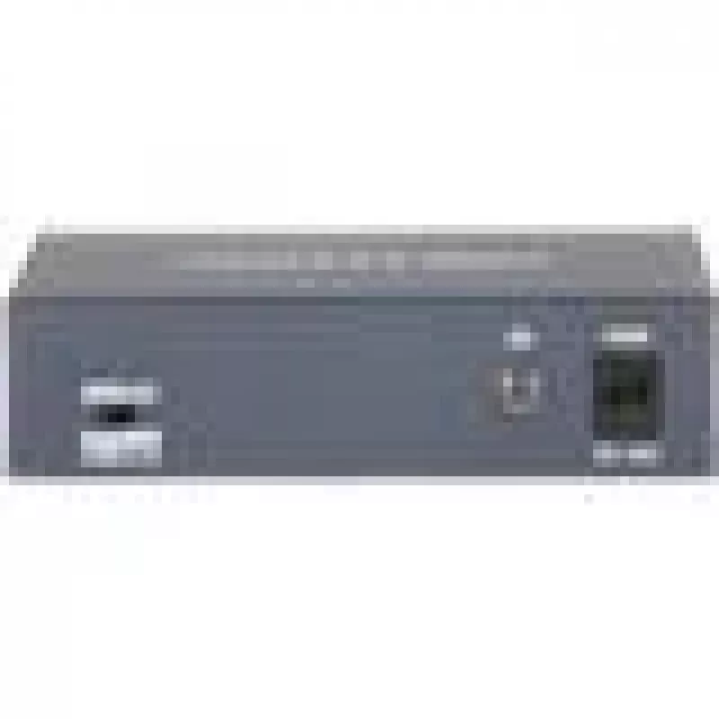 Hikvision DS-3E0105P-E/M(B) sieťový switch L2 Fast Ethernet (10/100) Power over Ethernet (PoE) sivý
