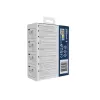 Nástenný cestovný adaptér GEMBIRD TPA-1A2C20-02-W 20W — 1xUSB-A + 2xUSB-C, zástrčka typ G, 100–250 V, biela
