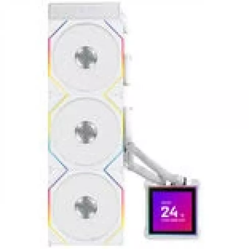 All-in-One kvapalinový CPU chladič lian li HydroShift II LCD-S 360mm s RGB a LCD displejom