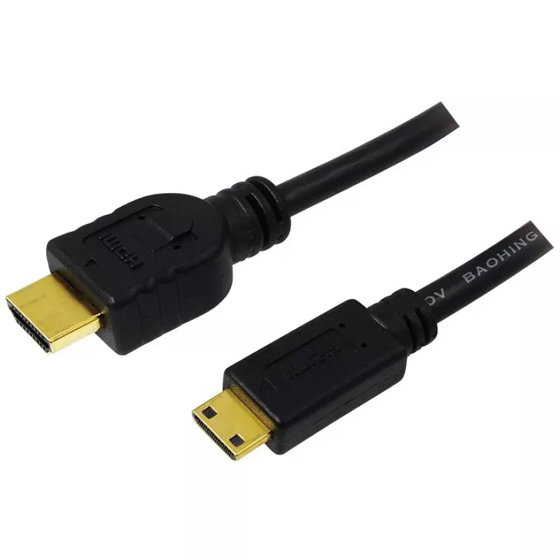 HDMI kábel LogiLink CH0023 2m HDMI Type-A na Type-C čierny