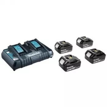 MAKITA napájací zdroj KIT 18V (BL1850Bx4+DC18RD) MAKPAC