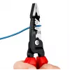 Knipex 13 72 200 ME odizolovacie kliešte čierna, modrá, červená, nehrdzavejúca oceľ