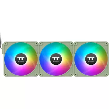 Thermaltake CT120 EX Reverse ARGB Sync 120 mm 3-balík skriňový ventilátor – Matcha Green