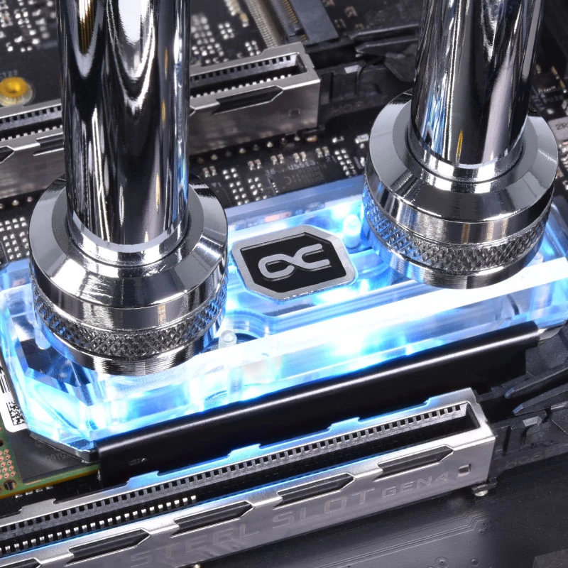 Alphacool HDX Apex M.2 2280 SSD vodný chladič, akryl aRGB