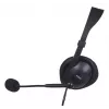 Káblový binaurálny herný headset IBOX W1MV — okolo uší, 3,5 mm, 2 m kábel, mikrofón na ramene