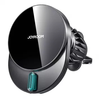 Bezdrôtová autonabíjačka Joyroom JR-ZS409 magnetická, čierna — Qi magnetický držiak na smartfóny