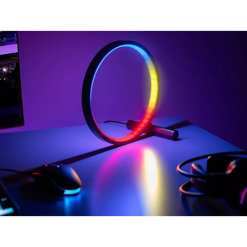 Stolná lampa TRACER Ambience Smart Circle LED RGB — dekoratívny inteligentný LED kruh