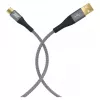 EFB Elektronik USB-A na USB-C kábel 60W QC 3A sivý – kábel – digitálny/dáta (USB-AC-00004)