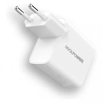 RealPower nabíjačka PC-65 GaN 65W