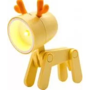Stolová lampa LED RealPower 486315 oranžová žltá 1 svetelný zdroj batéria