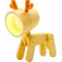 Stolová lampa LED RealPower 486315 oranžová žltá 1 svetelný zdroj batéria