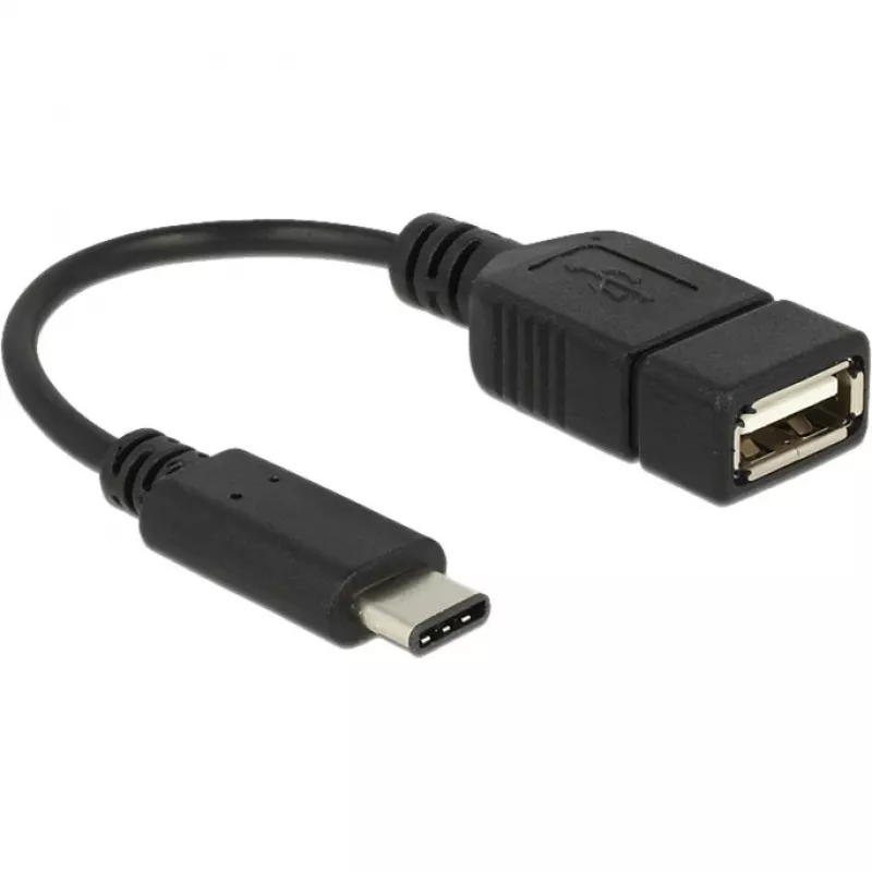 USB kábel DeLOCK 65579 USB 2.0 0,15 m USB C USB A čierny