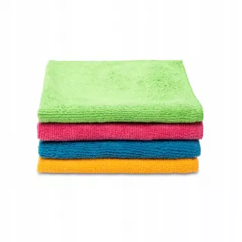 Vileda Microfibre Colors čistiace utierky, viacfarebné, 4 ks