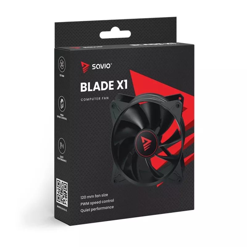 SAVIO SAVGBLADE 120mm PWM ventilátor skrine