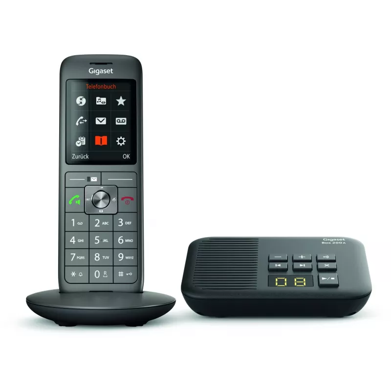 DECT telefón Gigaset CL660A antracit čierny