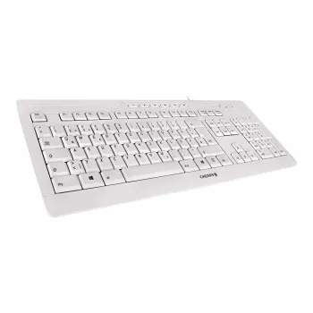 CHERRY STREAM 3.0 klávesnica kancelárska USB švajčiarska sivá