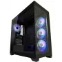 LC-Power skriňa MidiTower 715B čierna USB3.2/audio bez napájacieho zdroja SEAMLESS_X (LC-715B-ON)