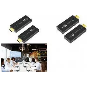 LogiLink LL HDW0111 - HDMI extender set bezdrôtový 4K 60 Hz - sada káblov/adaptérov - sada káblov/adaptérov - digitálne/dátové (HDW0111)