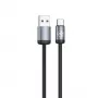Kábel USB na USB-C Tellur TLL155771 3A 1 m čierny
