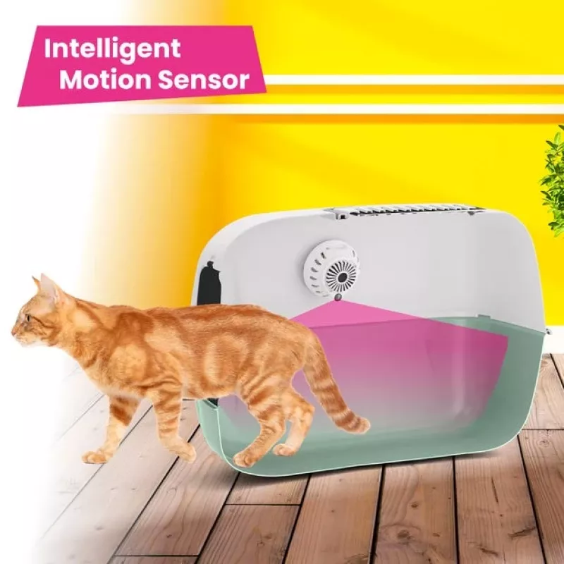 FERPLAST Genicair - automatický ventilátor pre mačaciu toaletu