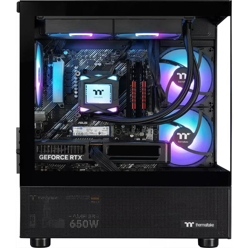 FTW V170A 5060Ti čierny, herný PC čierny/transparentný, Windows 11 Home