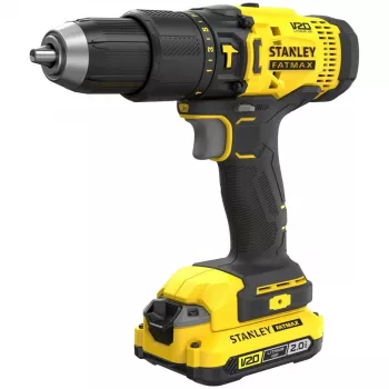 Akumulátorový vŕtací skrutkovač STANLEY SFMCD711D2K 18V Li-Ion 2x2Ah, 2-stupňový, 80 Nm, LED, kufrík