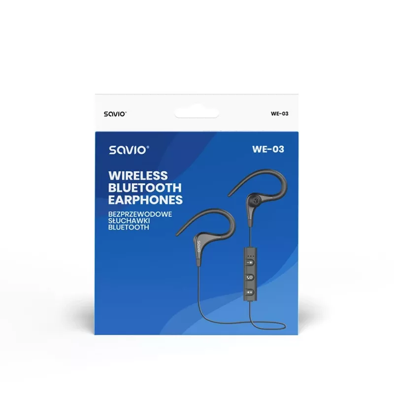 Savio WE-03 bezdrôtové Bluetooth slúchadlá