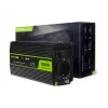Automenič Green Cell INV16 500 W DC 12 V na AC 230 V, 50 Hz, USB konektor, aktívne chladenie, čierna