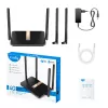 Cudy LT500D bezdrôtový router Fast Ethernet Dual-Band (2,4 GHz / 5 GHz) 4G čierny