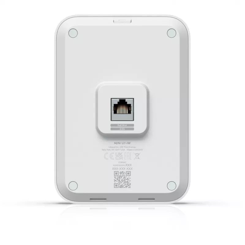 Ubiquiti U7 In-Wall 4300 Mbit/s biela Power over Ethernet (PoE)