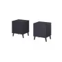 Nočný stolík cama meble NOVA 44×40×52 cm, 1 zásuvka, tmavomodrá matná