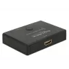 DeLock HDMI 2 - 1 switch obojsmerný 4K 60 Hz - video/audio switch - 2 x HDMI - desktop