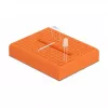 Breadboard DELOCK 18319, plastová prototypovacia doska, oranžová, 36×46×10 mm