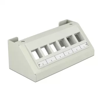 Patch panel DeLOCK 86218 sivá 65mm x 49mm x 130mm