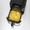 Fritéza na horúci vzduch Rommelsbacher FRH 1500 — 5 L, 1500 W, nerez/čierna
