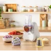 Elektrický krájač zeleniny Tefal Fresh Express DN853BE0 — 150 W, 3 vymeniteľné nástavce, 1 rýchlosť, krémová