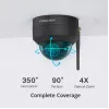 Foscam D4Z žiarovková IP bezpečnostná kamera interiér & exteriér 2304 x 1536 pixelov strop
