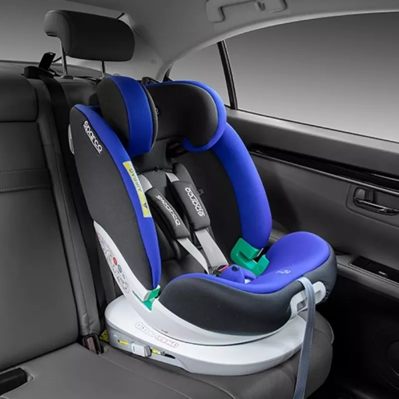 Detská autosedačka Sparco SK3000 modrá SK3000I_BL, nastaviteľná 40–150 cm