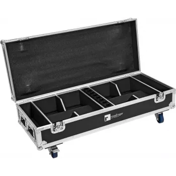 Flightcase Roadinger 31005145 pre 8x AKKU IP UP-4 QuickDMX s nabíjacou funkciou
