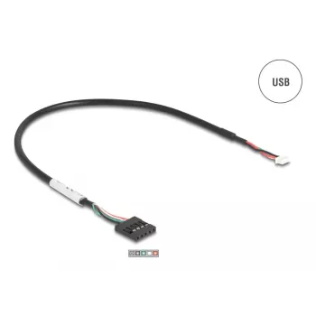 DeLOCK 90781 sériový konvertor repeater izolátor USB 2.0 RS-232 čierna zelená