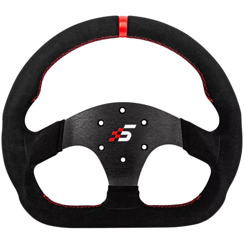 Volant Simagic P-325D 325 mm Alcantara — veniec pretekárskeho volantu bez náboja